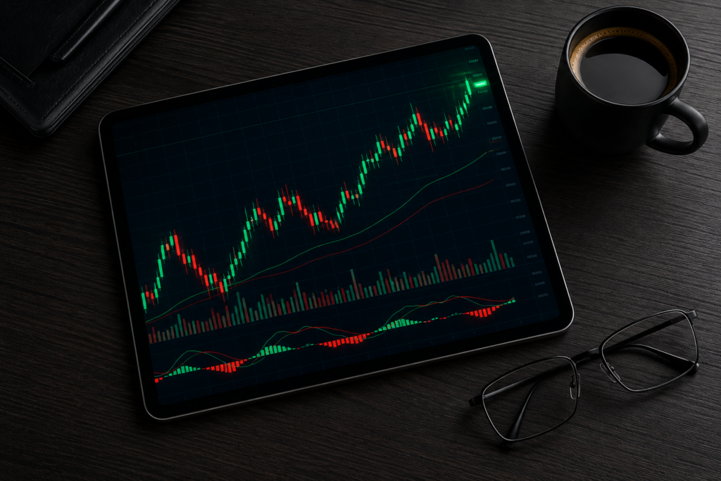 Diagram showing the anatomy of bullish green and bearish red crypto candlesticks