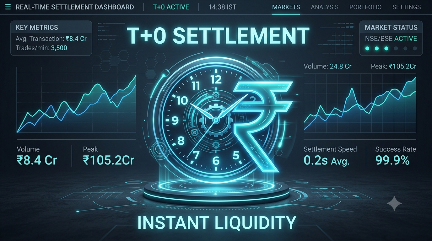 T+0 settlement Indian stock market 2026 - getnewtrends.com