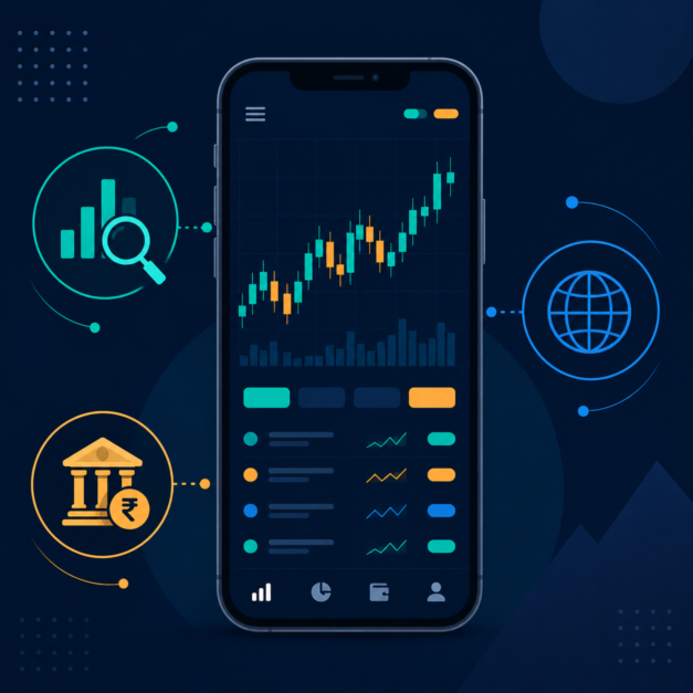 Best Stock Market Apps in India (2026 Guide) - sharemarketbazar.com