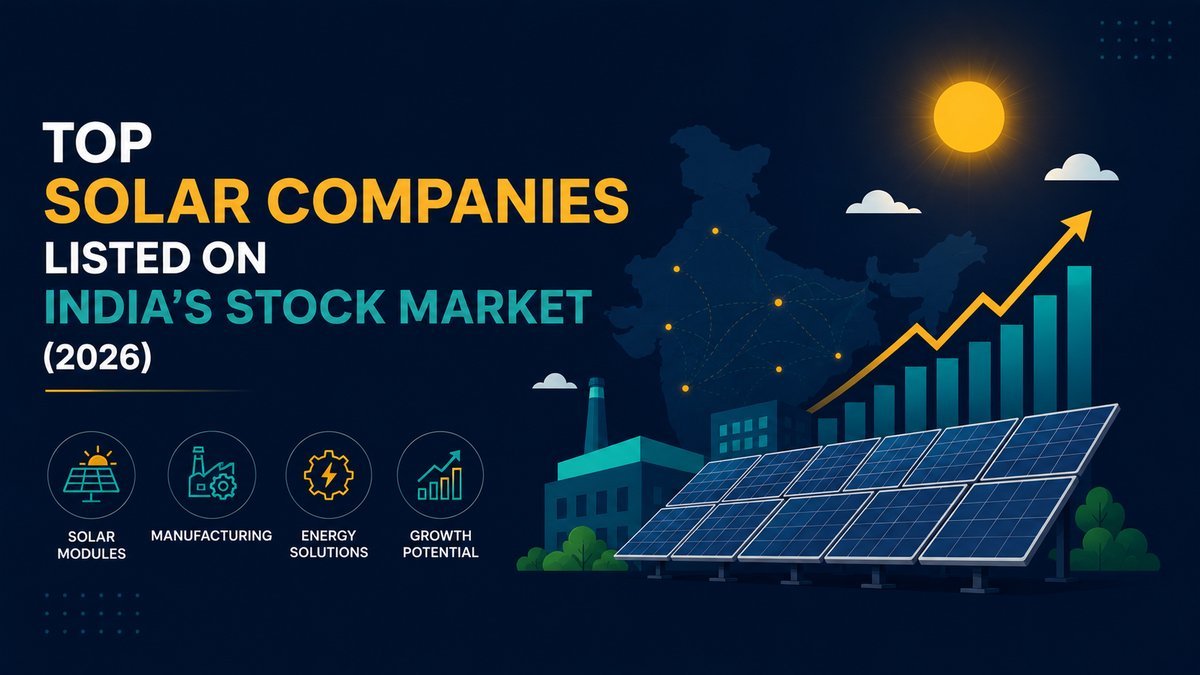 Top Solar Companies Listed on India's Stock Market (2026)