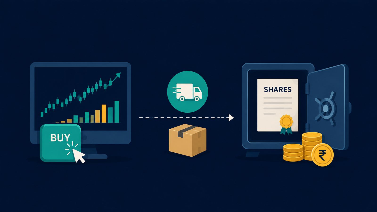 what is delivery in stock market